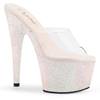 Pleaser - ADORE701HMG Mules à talons - Chaussures de pole dance - Blanc Product image